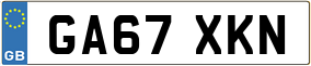 Truck License Plate